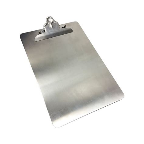 stainless steel clipboard box|metal detectable clipboard.